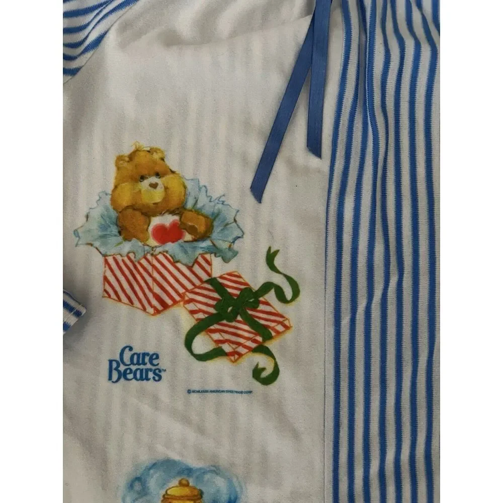 Vintage Care Bears 1980s Childrens Pajamas Bodysuit‎ Kids Pjs Graphic Y2K